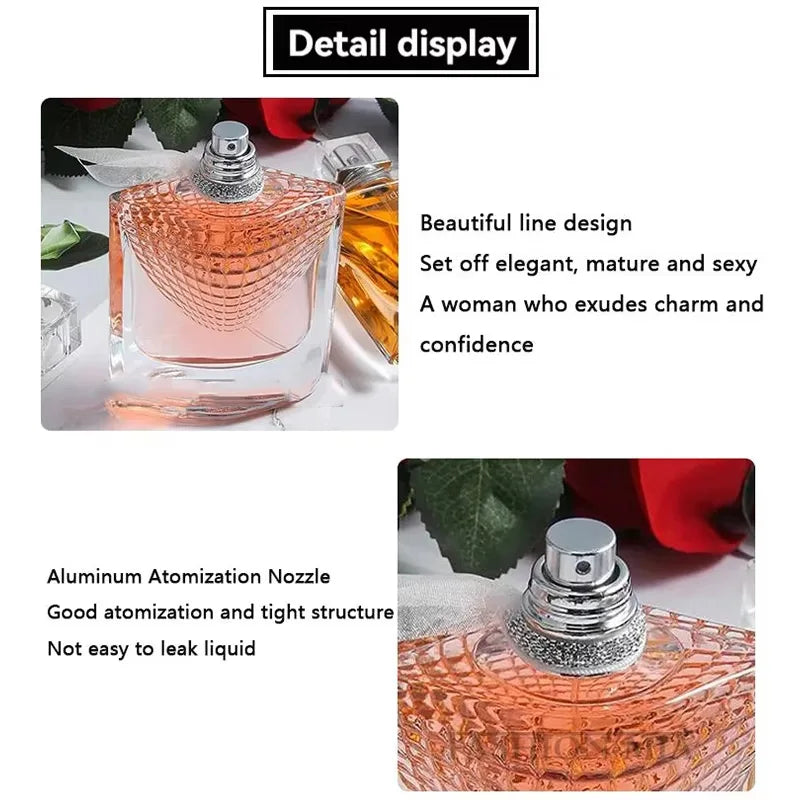 Original 75ml  Women Perfume True Love Rose Fragrance Lasting Perfume Fresh Natural Romantic Temperament Perfume