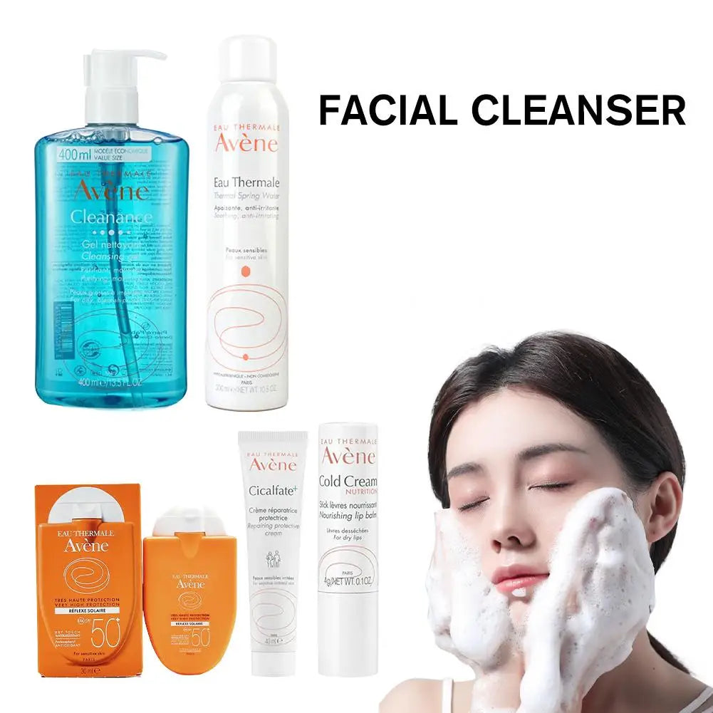 Skin Care Set Facial Cleanser Deep Cleansing Cleanser Removes Face Dirt Whitening Cream Cleansing The Face Moisturizing Skincare