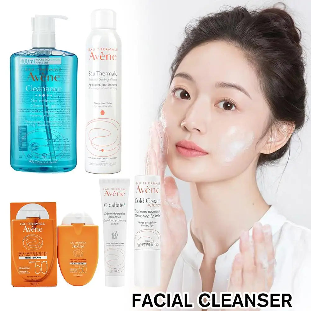 Skin Care Set Facial Cleanser Deep Cleansing Cleanser Removes Face Dirt Whitening Cream Cleansing The Face Moisturizing Skincare