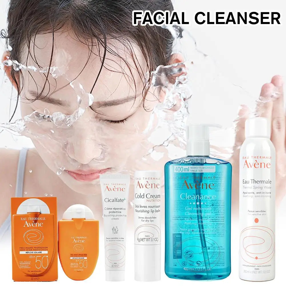Skin Care Set Facial Cleanser Deep Cleansing Cleanser Removes Face Dirt Whitening Cream Cleansing The Face Moisturizing Skincare