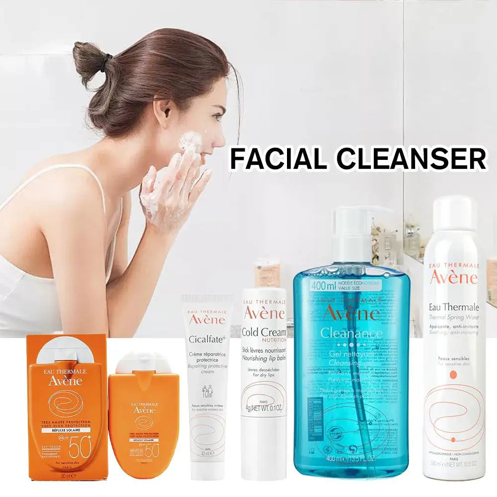 Skin Care Set Facial Cleanser Deep Cleansing Cleanser Removes Face Dirt Whitening Cream Cleansing The Face Moisturizing Skincare