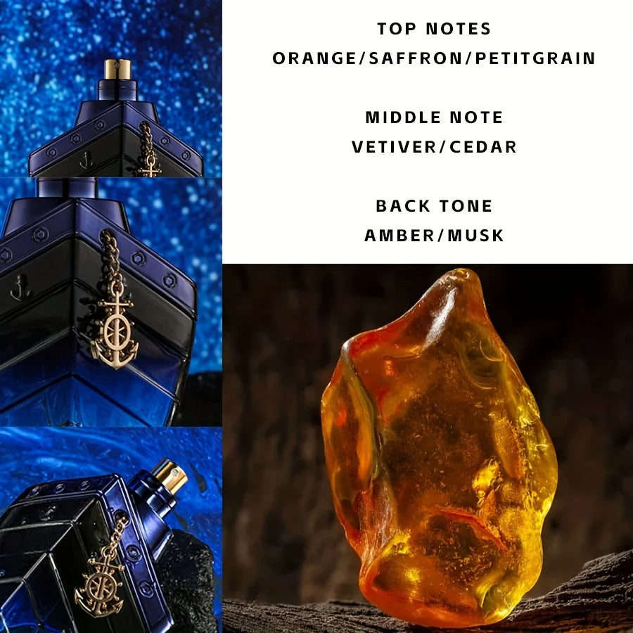 Men's Perfume Strong Fragrance Floral Fruity Ocean Fougere Fragrance Long-lasting High Quality Luxury Perfumes