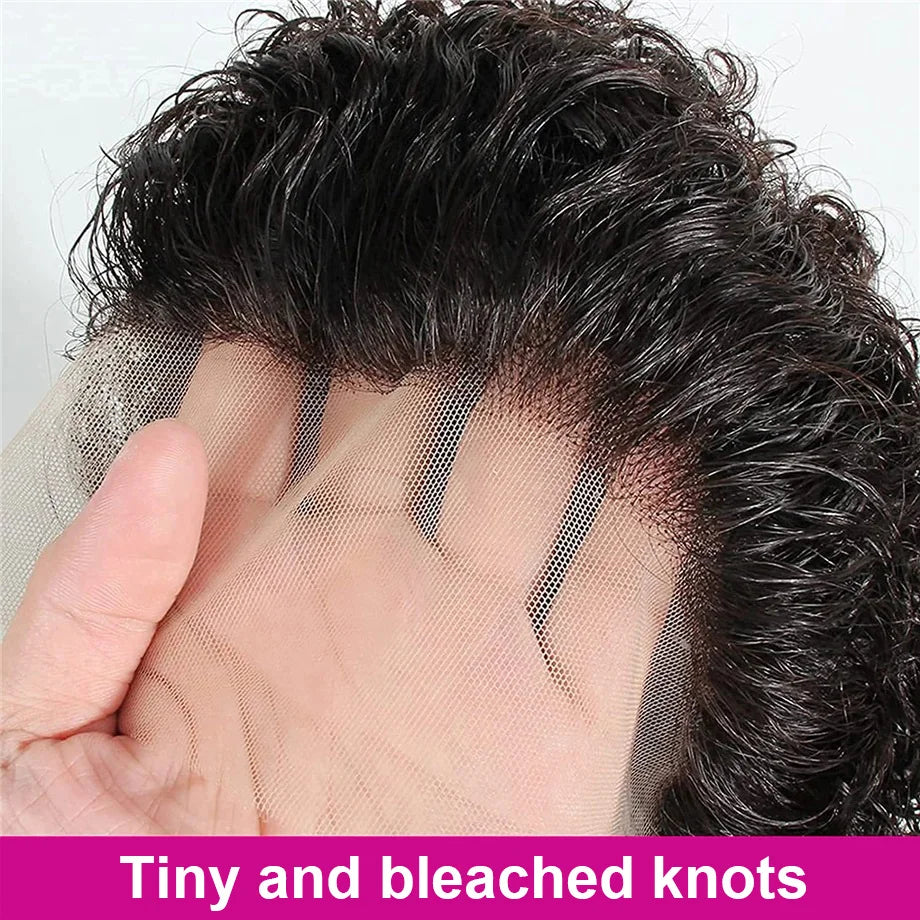 Pixie Cut Wig Human Hair 13x4 Lace Frontal Wigs Human Hair Curly Wave Short Bob Human Hair Wigs Curly Lace Front Wig For Women