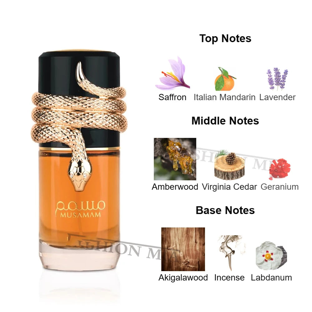 100ml Snake Perfume Strong Perfume High Quality Original Perfumes Mens Charm Perfume Fragrance Lasting Pheromones Attract Women