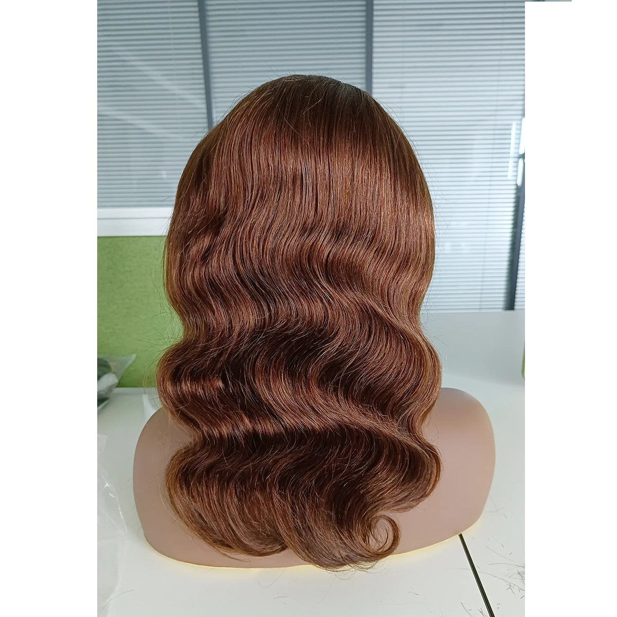 Brown Black 100% Human Hair Wigs for Women Headband Wig Ready Wear Body Wave Machine Made Full Wig Ready to Wear Bobbi
