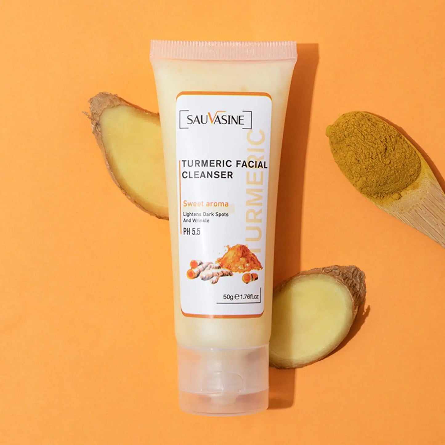 Turmeric Face Skin Care Set Glowing Moisturizing Cream For Dark Skin Care Set Hydration, Exfoliate, Even Skin Tone Skin Care Kit